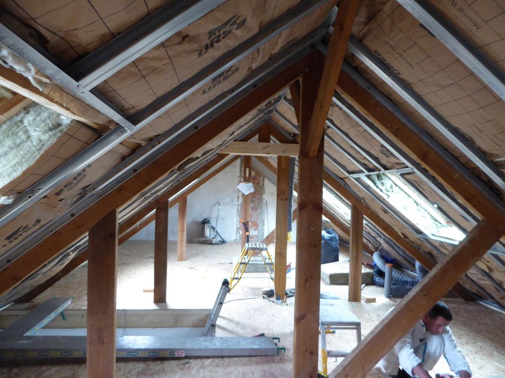 Pendant amnagement de comble